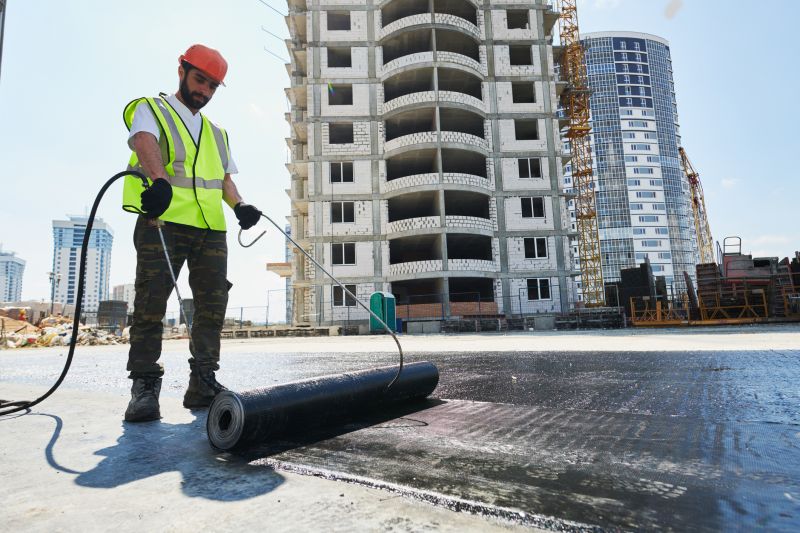 Roofing Worker in Spring